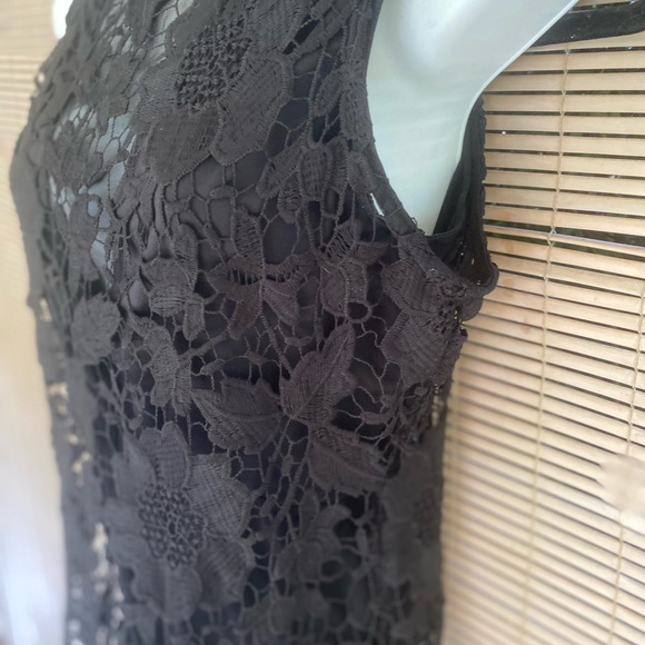 Black Lace Long Dress w Two Bodysuits - Picture 14 of 15